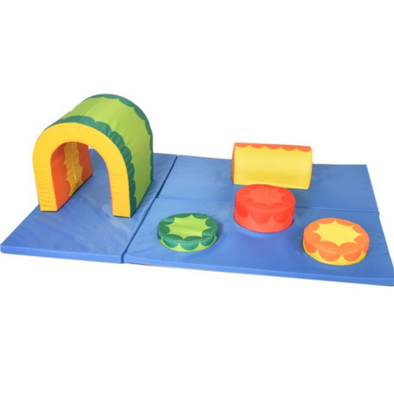 Soft Play Pack Away Trail Multi-Coloured Soft Play Pack Away Shades Trail | Soft Adventure play Sets | www.ee-supplies.co.uk