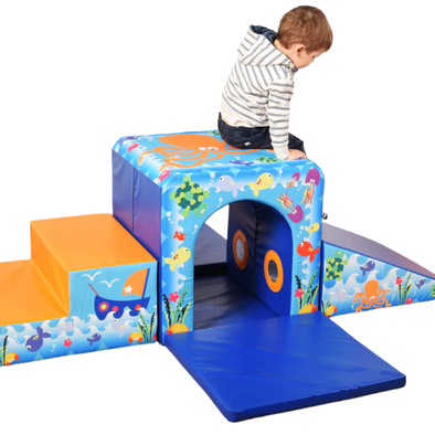 Soft Play Up & Over Set + Mats - Under The Sea Soft Play Up & Over Set + Mats - Under The Sea | Soft Adventure play Sets | www.ee-supplies.co.uk