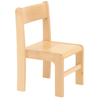 Solid Beech Circular Table D100 x H40cm & 4 x Beech Stacking Chairs H21cm Solid Beech Nursery Table & Chairs | Seating | www.ee-supplies.co.uk