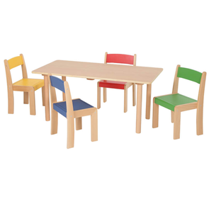 Solid Beechwood Nursery Table - Rectangular Solid Beechwood Table | Rectangular | www.ee-supplies.co.uk