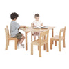 Solid Beechwood Nursery Table - Trapezoid Solid Beechwood Table | Trapezoidal | www.ee-supplies.co.uk