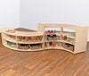 TW Nursery Solway Low Curved Shelf Solway Furniture | Nursery Furniture | www.ee-supplies.co.uk