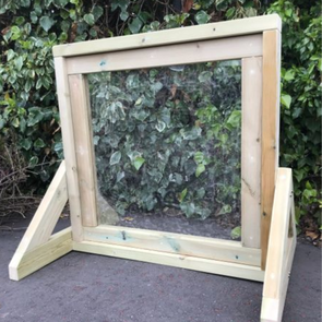 Square Freestanding Wooden Perspex Easel Square Freestanding Wooden Perspex Easel | www.ee-supplies.co.uk
