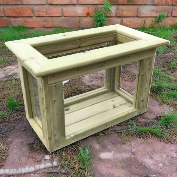 Children's Outdoor Wooden Growing Box Square Potato Planter With Door | outdoors | www.ee-supplies.co.uk