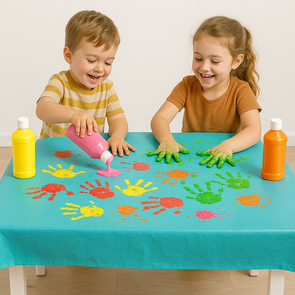 Square PVC Tablecloth - L145 x 145cm Square PVC Tablecloth - L145 x 145cm | www.ee-supplies.co.uk