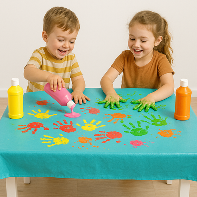 Square PVC Tablecloth - L145 x 145cm Square PVC Tablecloth - L145 x 145cm | www.ee-supplies.co.uk