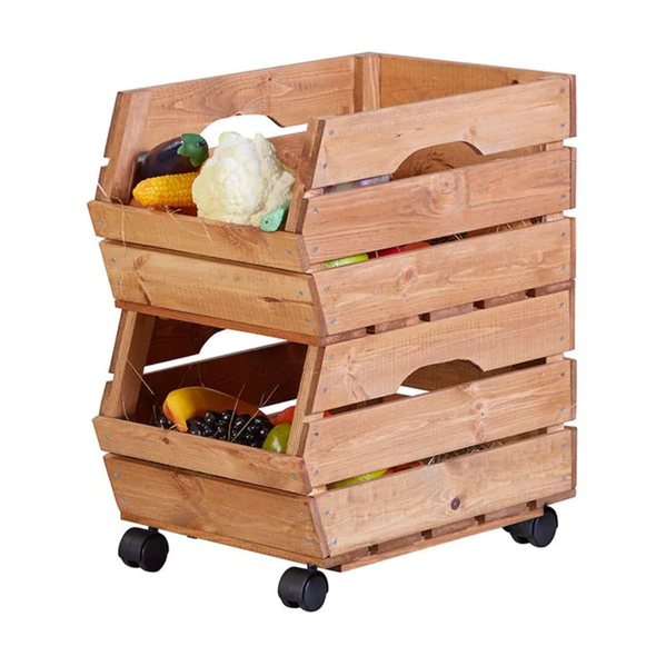 Stackable Farm Crates - 2 Piece Set Stackable Farm Crates - 2 Piece Set | www.ee-supplies.co.uk