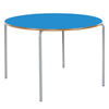 Value Crushed Bent Tables - Circular - Bull Nose Edge Stacking School Tables | Crush Bent Circular Bullnose Edge | www.ee-supplies.co.uk