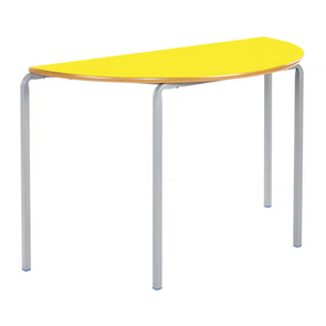 Value Stacking Crushed Bent Tables - Semi- Circular - Bull Nose Edge Stacking School Tables | Crush Bent Semi-Circular Duraforma Edge | www.ee-supplies.co.uk