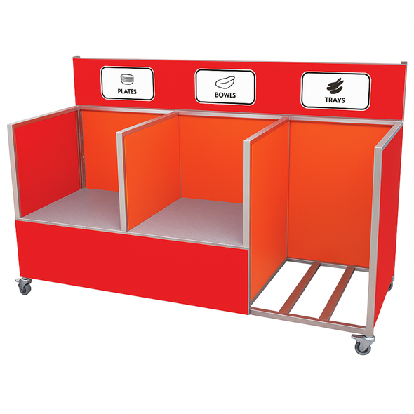 Standard 3 Station Catering Clearing Trolley Standard 3 Station Catering Clearing Trolley | www.ee-supplies.co.uk