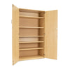 Stock Cupboard with 1 Fixed &  Adjustable Shelves - H1818mm Standard Cupboards | School Cupboard Storage | www.ee-supplies.co.uk