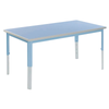 Start Right Rectangular Table - Height Adj - With Matching Colour Top & Frames Start Right Rectangular  - Height Adjustable Tables - With Matching Colour Top & Frames| ee-supplies.co.uk