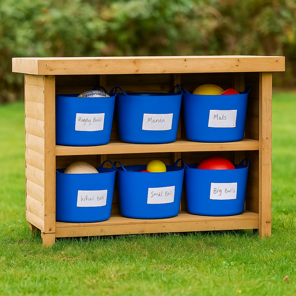 Outdoor Large Tub Storage Shelving Unit Outdoor Large Tub Storage Shelving Unit | Outdoor Storage | www.ee-supplies.co.uk