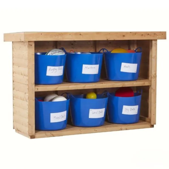 Outdoor Large Tub Storage Shelving Unit Outdoor Large Tub Storage Shelving Unit | Outdoor Storage | www.ee-supplies.co.uk