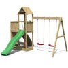 Summit Seeker Scramble Wooden Climbing Frame with Double Swing & Slide Summit Seeker Scramble Wooden Climbing Frame with Double Swing & Slide |  www.ee-supplies.co.uk