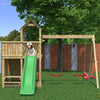 Summit Seeker Scramble Wooden Climbing Frame with Double Swing & Slide Summit Seeker Scramble Wooden Climbing Frame with Double Swing & Slide |  www.ee-supplies.co.uk