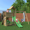 Summit Seeker Scramble Wooden Climbing Frame with Double Swing & Slide Summit Seeker Scramble Wooden Climbing Frame with Double Swing & Slide |  www.ee-supplies.co.uk