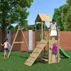 Summit Seeker Scramble Wooden Climbing Frame with Double Swing & Slide Summit Seeker Scramble Wooden Climbing Frame with Double Swing & Slide |  www.ee-supplies.co.uk