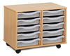 Super Value Tray Storage Unit x 10 Trays Super Value Tray Storage Unit x 10 Trays | School tray Storage | www.ee-supplies.co.uk