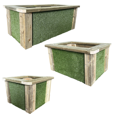 Textured Wooden Planters Textured Wooden Planters | www.ee-supplies.co.uk