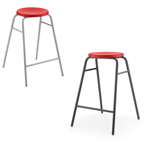 Polypropylene Round Top Classroom Stacking Stool The Polypropylene Round Top Classroom Stacking Stool | School Lab Stools | www.ee-supplies.co.uk