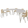 Thrifty Group Table – Height Adjustable - 6 Seater Thrifty Flower Table | 6 Seater |  www.ee-supplies.co.uk