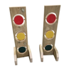 Timber Traffic Lights x 2 Timber Traffic Lights | www.ee-supplies.co.uk