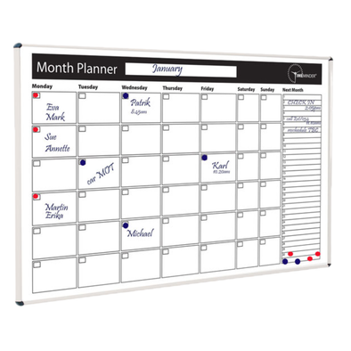 TimeMinder® Monthly Planner Whiteboard TimeMinder® Monthly Planner Whiteboard | www.ee-supplies.co.uk