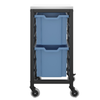 Titan 2 x F25 Tray Mobile Trolley Storage Unit Titan 2 x F25 Tray Mobile Trolley Storage Unit  | tray Storage | www.ee-supplies.co.uk