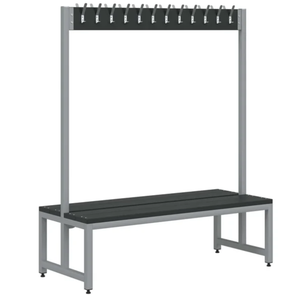 Titan Double Sided Junior Cloakroom Bench - 24 Hooks Titan Double Sided Junior Cloakroom Bench - 24 Hooks | Cloakroom | www.ee-supplies.co.uk
