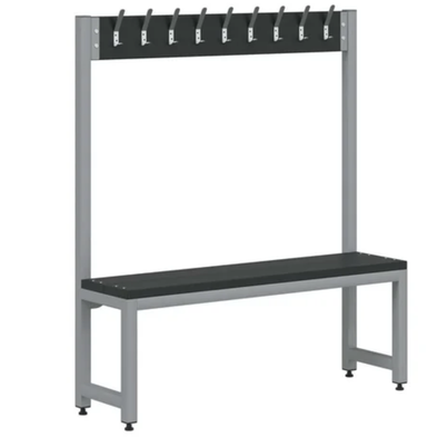 Titan Single Sided Junior Cloakroom Bench - 9 Hooks Titan Single Sided Junior Cloakroom Bench - 9 Hooks | Cloakroom | www.ee-supplies.co.uk