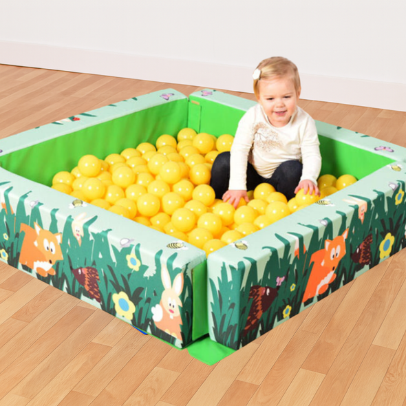 Soft Play Sensory Toddler Ball Pool - Woodland Toddler Ball Pool | Sensory Ball Pools | www.ee-supplies.co.uk