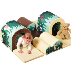Soft Play Toddler Tunnels & Bumps Set - Woodland Toddler Bumps & tunnel Set | Soft Adventure play Sets | www.ee-supplies.co.uk