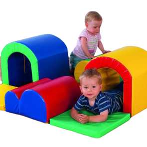 Soft Play Toddler Tunnels & Bumps Set - Multi-Coloured Toddler Bumps & tunnel Set | Soft Adventure play Sets | www.ee-supplies.co.uk