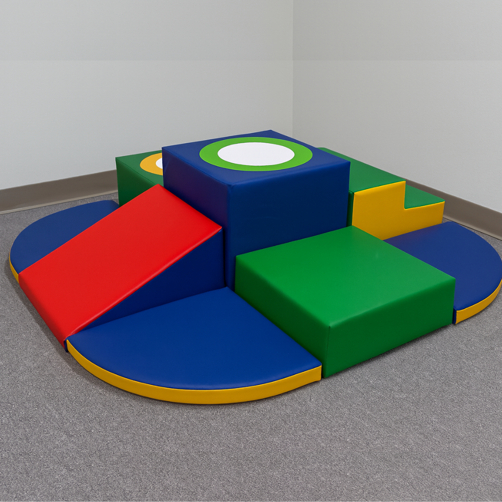 Toddler Mirror Crossways Soft Play Set - Multi Coloured | Soft ...