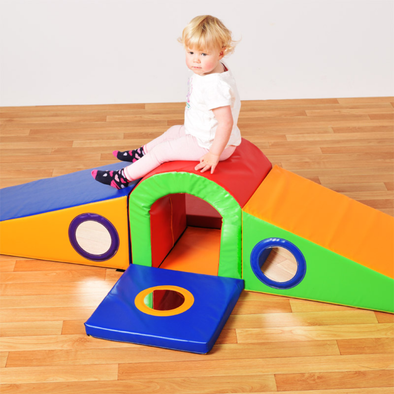 Soft Play Toddler Tunnel Slider Set Toddler Tunnel Slider | Soft Adventure play Sets | www.ee-supplies.co.uk