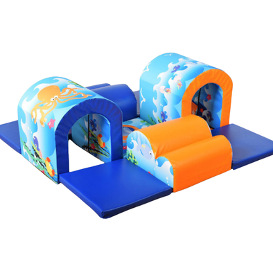 Soft Play Toddler Tunnels & Bumps Set - Under The Sea Toddler Tunnels & Bumps Soft Play Set - Under The Sea | Soft Adventure play Sets | www.ee-supplies.co.uk
