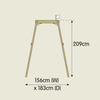 TP Forest Wooden Single Swing - FSC® Certified TP Forest Wooden Single Swing - FSC® Certified | www.ee-supplies.co.uk