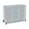 Antimicrobial Metal Tray Trolley - 24 Trays Antimicrobial Metal Tray Trolley - 24 Trays |  www.ee-supplies.co.uk