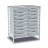 Antimicrobial Metal Tray Unit - 16 Trays Antimicrobial Metal Tray Unit - 16 Trays |  www.ee-supplies.co.uk