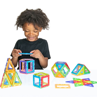 Translucent Magnetic Polydron Shapes Set - 64 Pieces Translucent Magnetic Polydron Shapes Set - 64 Pieces | Polydron |  www.ee-supplies.co.uk