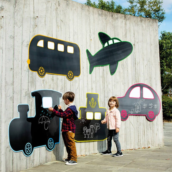 Transport Outdoor Chalkboard Set Of 5