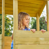Treehouse Wooden Play Tower +  Panel kit  + Wavy Slide + Swing Arm - FSC® Certified Treehouse Wooden Play Tower +  Panel kit  + Wavy Slide + Swing Arm - FSC® Certified |  www.ee-supplies.co.uk