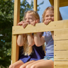 Treehouse Wooden Play Tower +  Panel kit  + Wavy Slide + Swing Arm - FSC® Certified Treehouse Wooden Play Tower +  Panel kit  + Wavy Slide + Swing Arm - FSC® Certified |  www.ee-supplies.co.uk