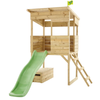 Treetops Wooden Tower Playhouse + Toy Box + Slide - FSC® Certified Treetops Wooden Tower Playhouse + Toy Box + Slide - FSC® Certified|  www.ee-supplies.co.uk