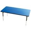 Tuf-top™ Height Adjustable Rectangular Table - Blue Tuf-top™ Height Adjustable Rectangualr Table | School Table | www.ee-supplies.co.uk