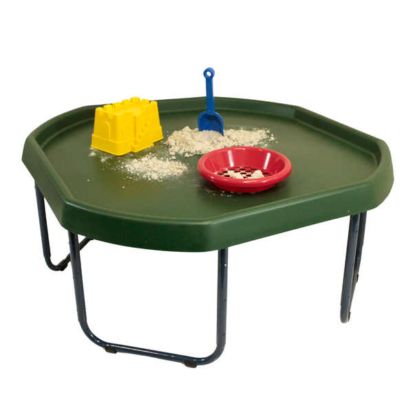 Tuff Tray Stand + Green Tuff Spot Tuff Spot Stand + Black Tuff Spot  | Early Years | www.ee-supplies.co.uk