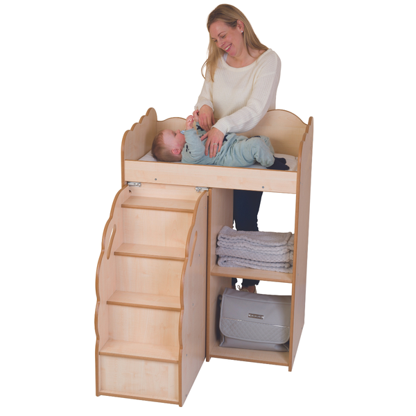TW Nursery Cloud Baby Changing Station - Maple