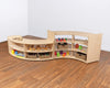 TW Nursery Solway Curved Shelf & Arch Set TW Nursery Solway Low Curved Shelf | Nursery Furniture | www.ee-supplies.co.uk