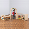 TW Nursery Solway Curved Shelf & Arch Set TW Nursery Solway Low Curved Shelf | Nursery Furniture | www.ee-supplies.co.uk